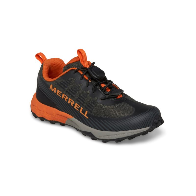 agility peak sneaker bigkid olive black orange olive black orange 2