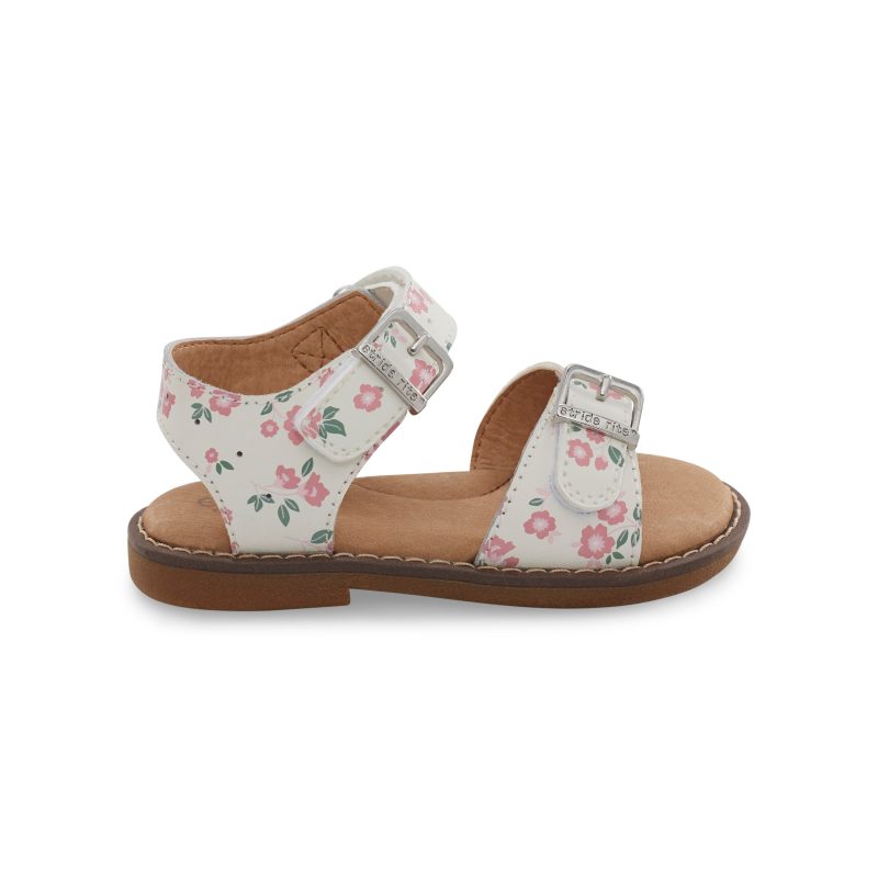 alina sandal littlekid white floral 1