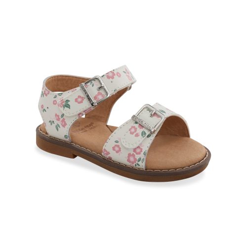 alina sandal littlekid white floral 2