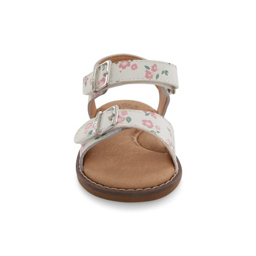 alina sandal littlekid white floral 5