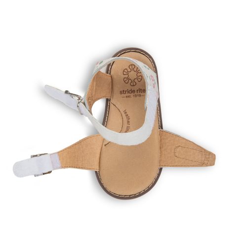 alina sandal littlekid white floral 6