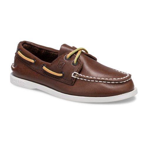 authentic original boat shoe bigkid brown 2