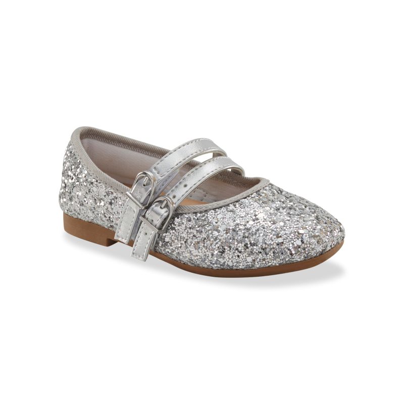 avril ballet flat bigkid silver 2