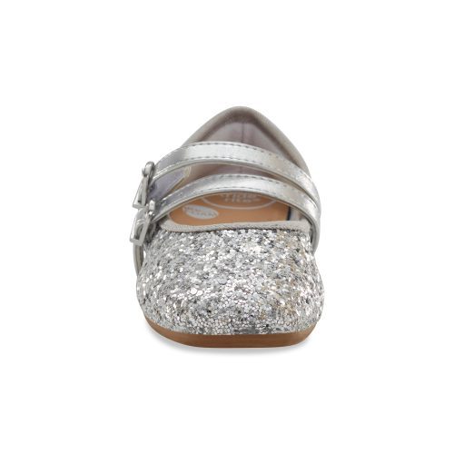 avril ballet flat bigkid silver 4