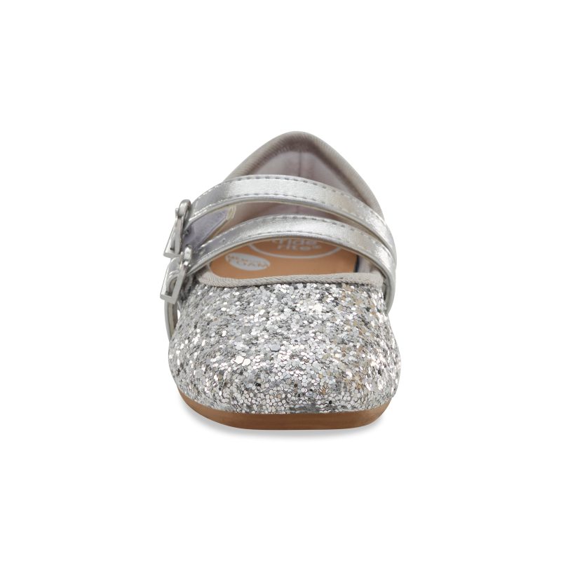 avril ballet flat littlekid silver 4