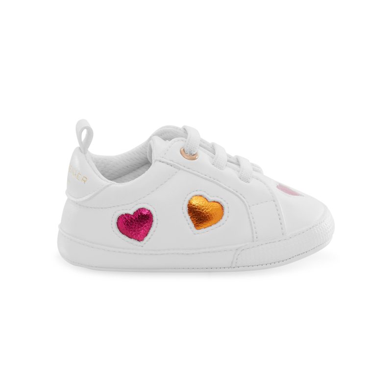 baby lane love sneaker littlekid white 1