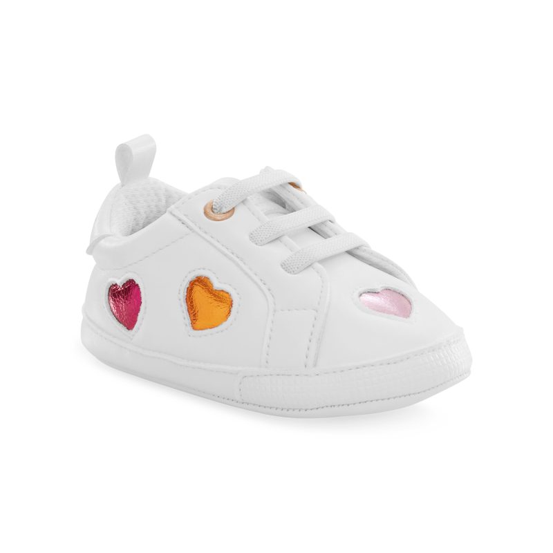 baby lane love sneaker littlekid white 2