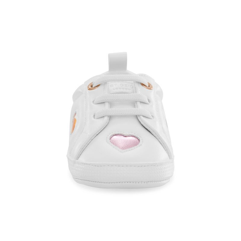 baby lane love sneaker littlekid white 4