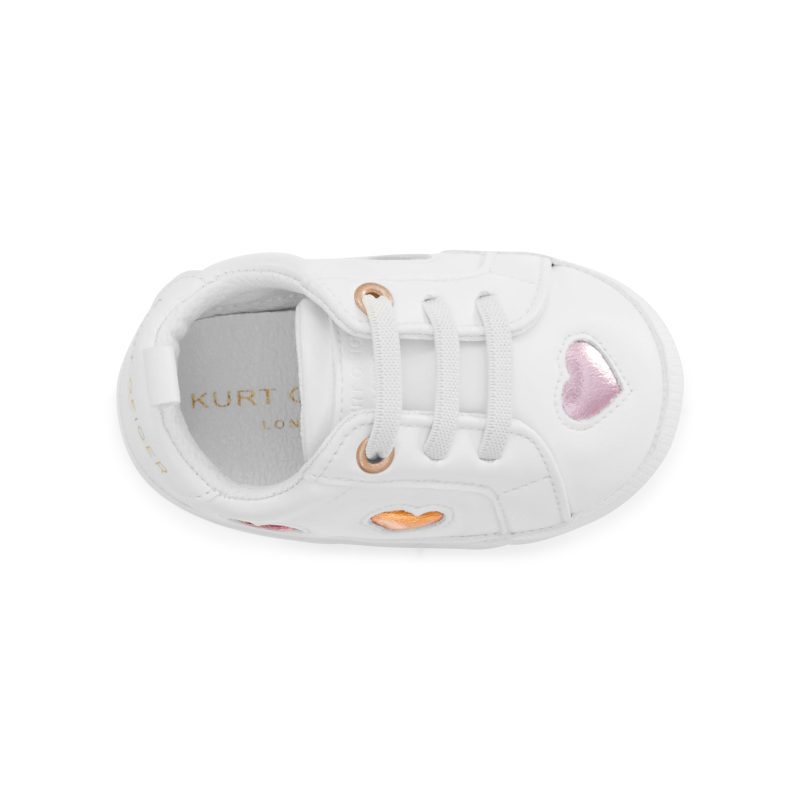 baby lane love sneaker littlekid white 5