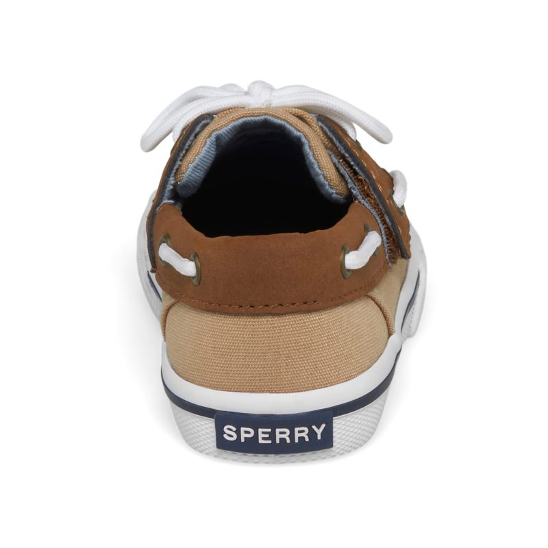 bahama jr boat shoe littlekid khaki tan 3