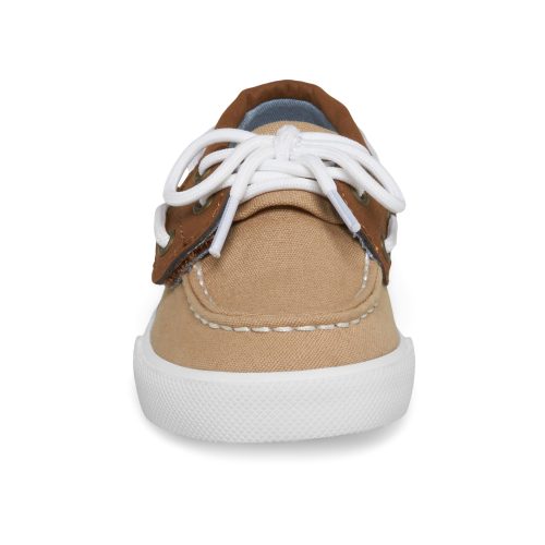 bahama jr boat shoe littlekid khaki tan 5