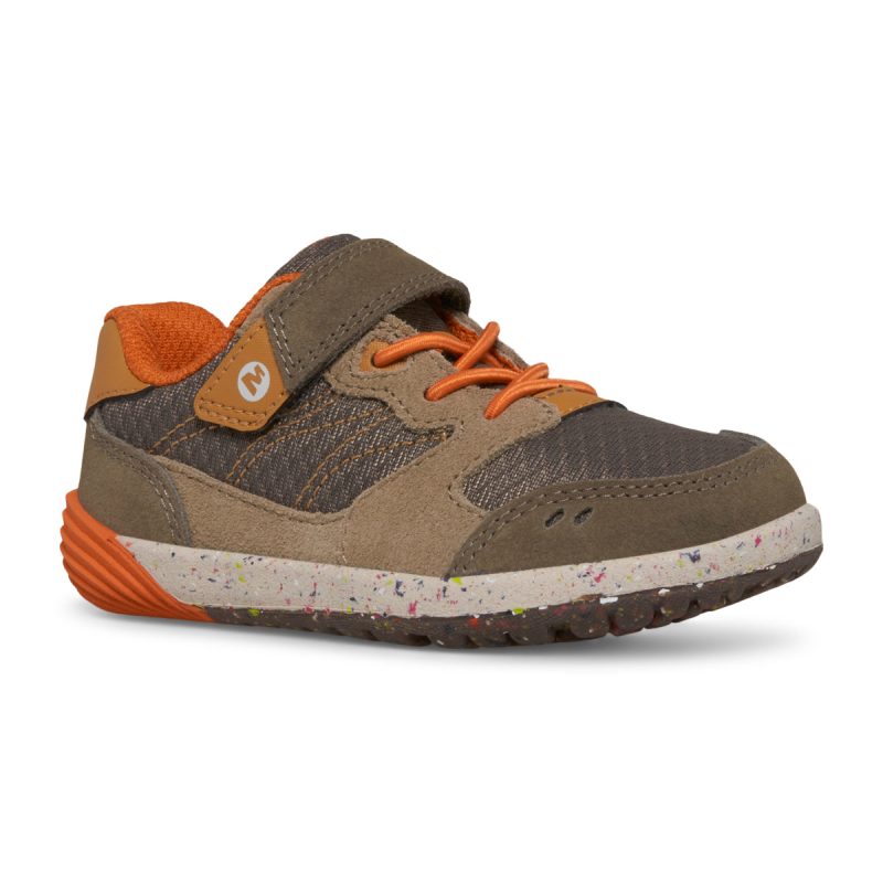 bare steps a83 sneaker littlekid gunsmoke taupe gunsmoke taupe 2