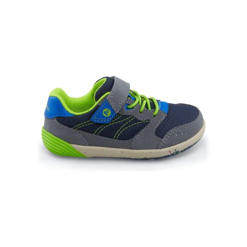 bare steps a83 sneaker littlekid navy green navy green 1