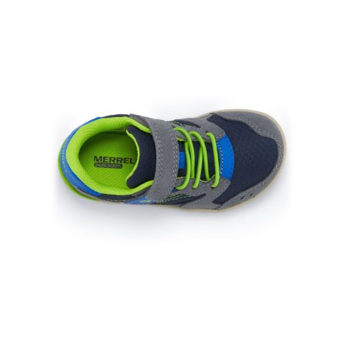 bare steps a83 sneaker littlekid navy green navy green 6