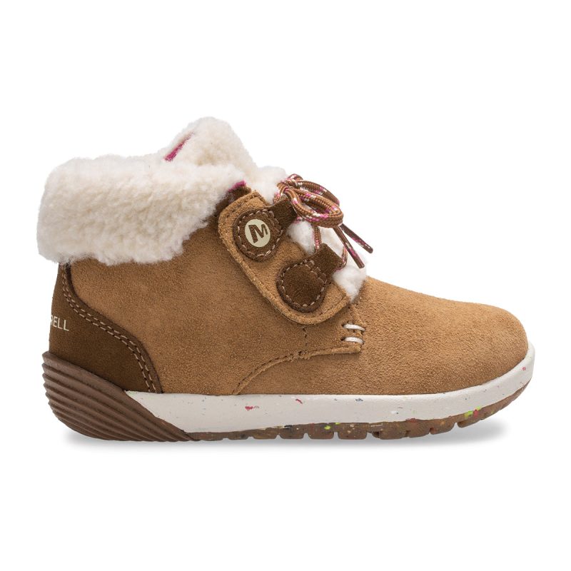 bare steps cocoa boot littlekid chestnut 1