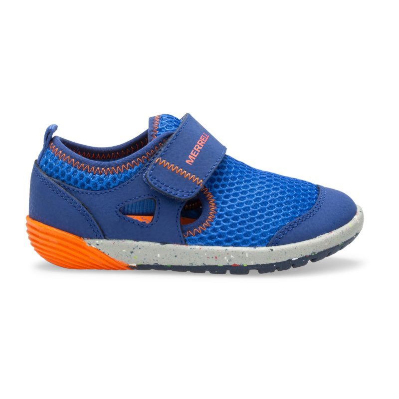 bare steps h20 sneaker littlekid blue orange blue orange 1