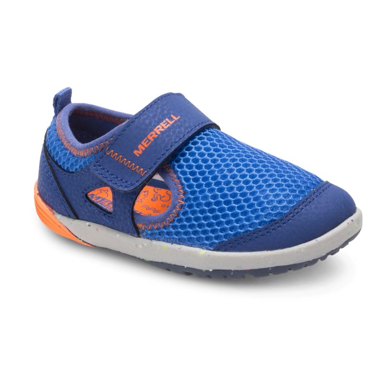 bare steps h20 sneaker littlekid blue orange blue orange 2