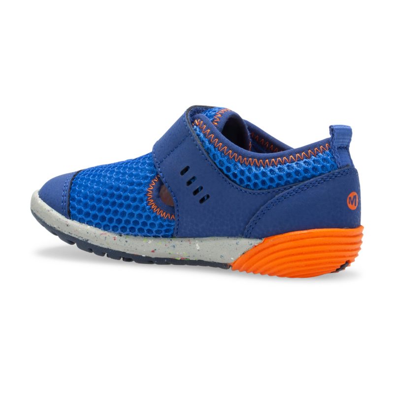 bare steps h20 sneaker littlekid blue orange blue orange 3