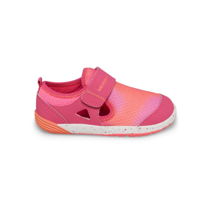 bare steps h20 sneaker littlekid pink orange pink orange 1