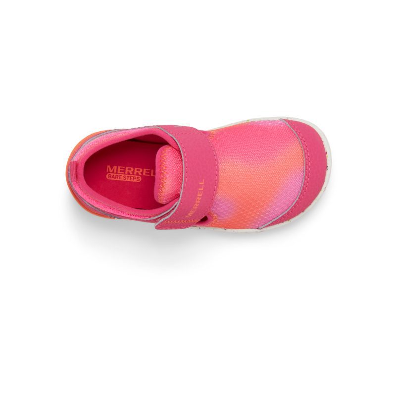 bare steps h20 sneaker littlekid pink orange pink orange 6