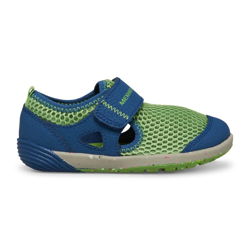 bare steps h20 sneaker littlekid dark blue green 1