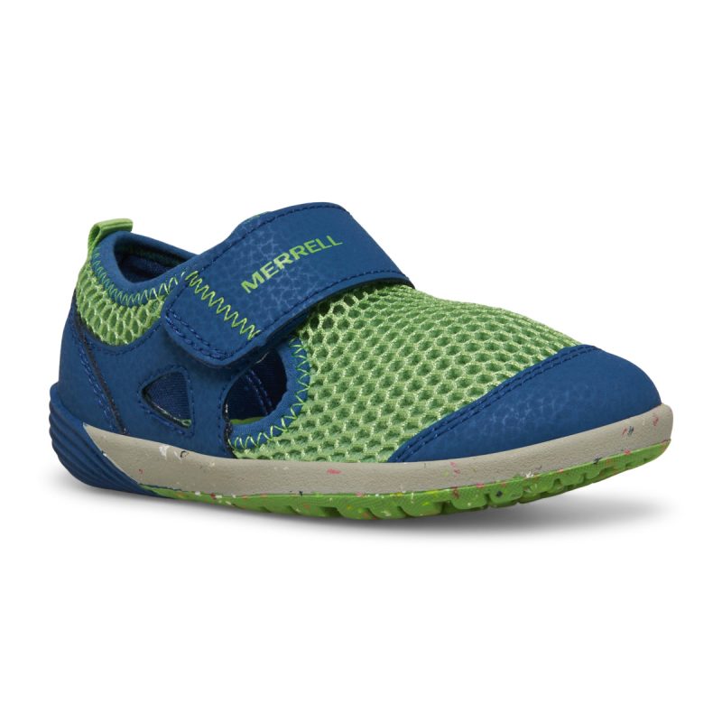 bare steps h20 sneaker littlekid dark blue green 2