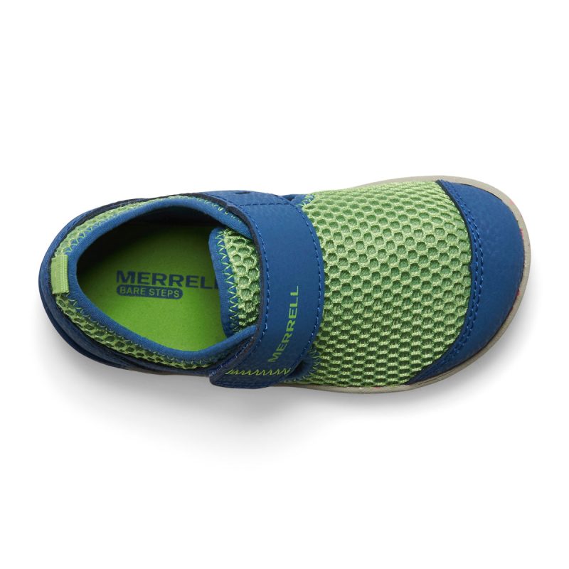 bare steps h20 sneaker littlekid dark blue green 5