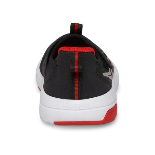 breeze sport jr sneaker littlekid black red black red 3