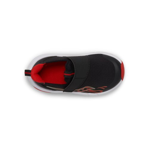 breeze sport jr sneaker littlekid black red black red 6