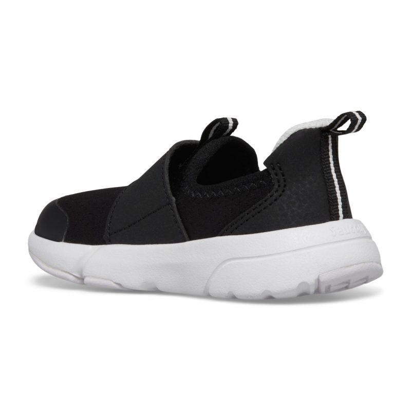 breeze sport jr sneaker littlekid black white black white 3