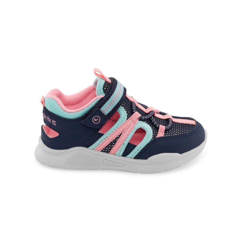 brinley sneaker sandal bigkid navy pink navy pink 1