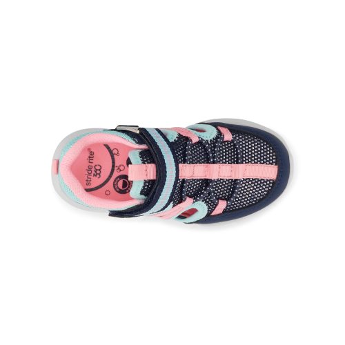 brinley sneaker sandal bigkid navy pink navy pink 6