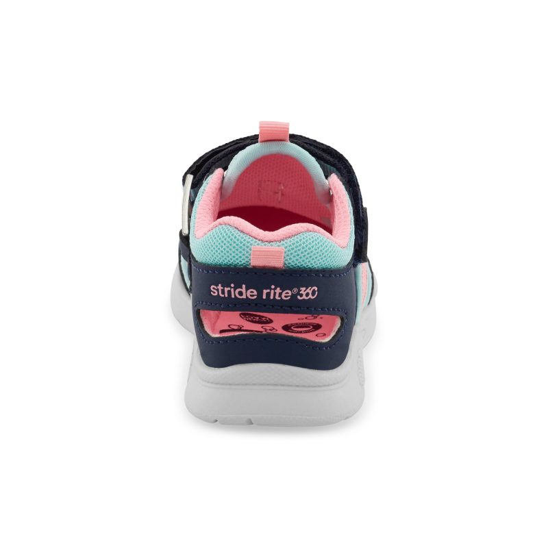 brinley sneaker sandal littlekid navy pink navy pink 3