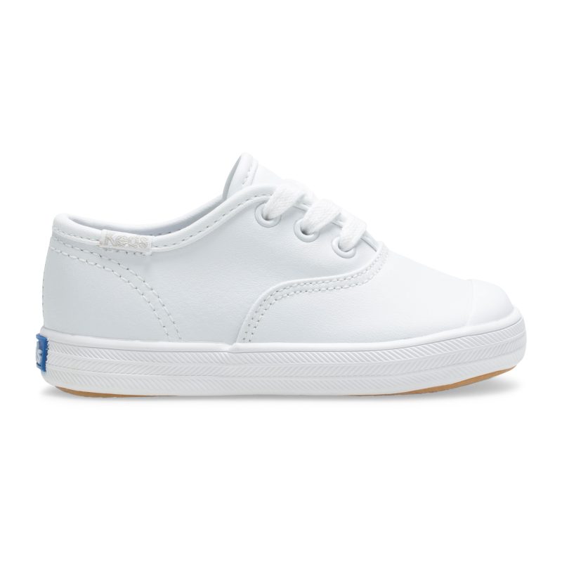 champion lace toe cap sneaker littlekid white 1