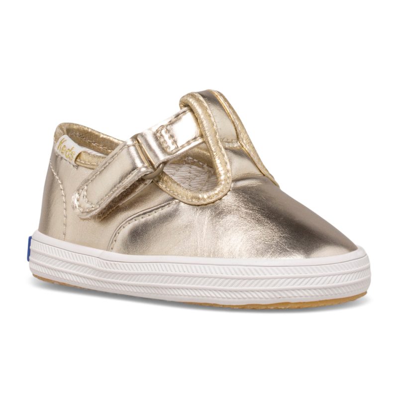 champion lace toe cap tstrap littlekid champagne metallic champagne metallic 2