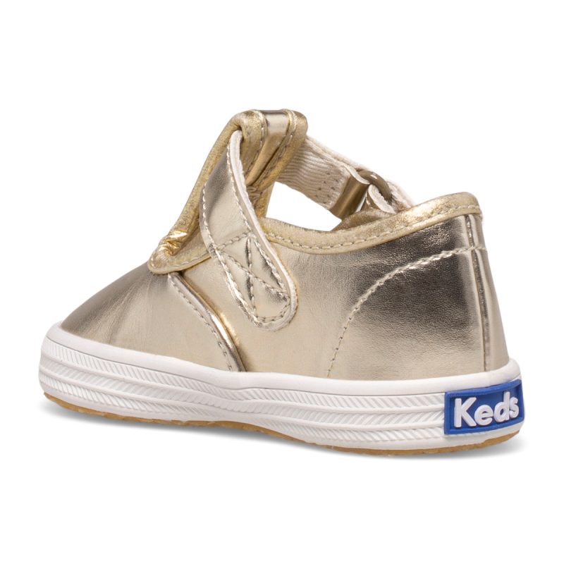 champion lace toe cap tstrap littlekid champagne metallic champagne metallic 3