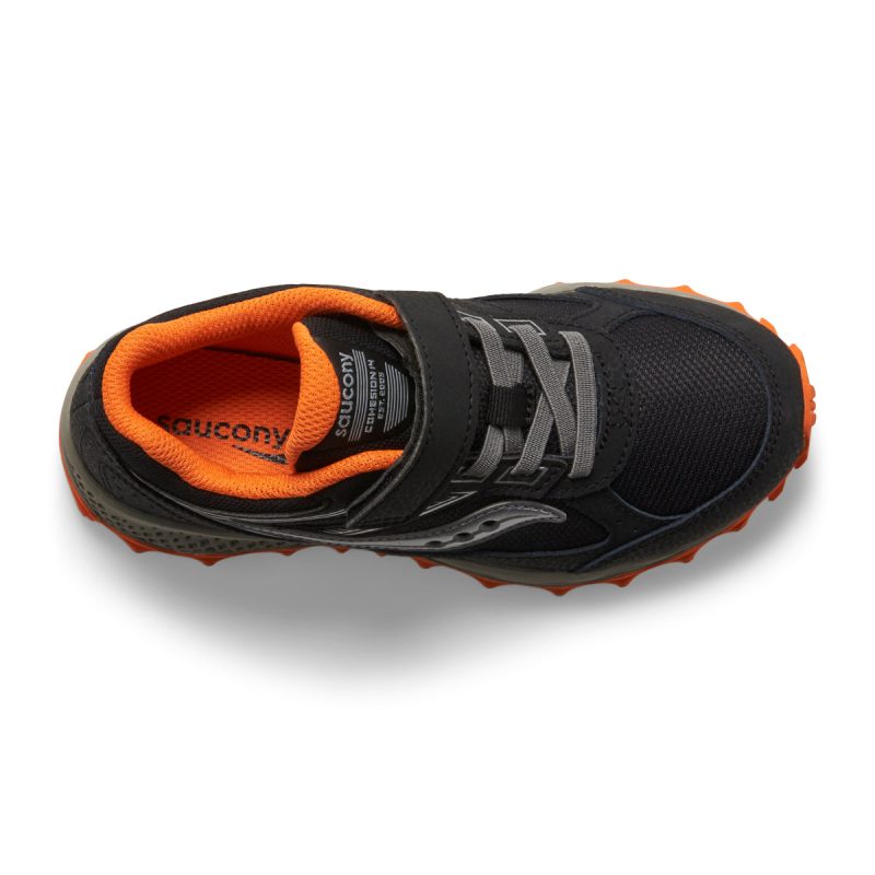 cohesion tr14 ac sneaker bigkid black orange black orange 5