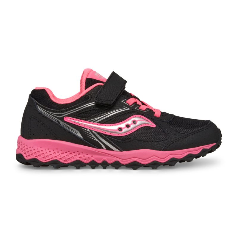 cohesion tr14 ac sneaker bigkid black pink 1