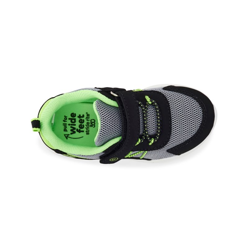 dive sneaker 20 littlekid black green black green 7