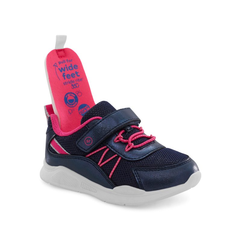 dive sneaker 20 littlekid navy pink navy pink 3