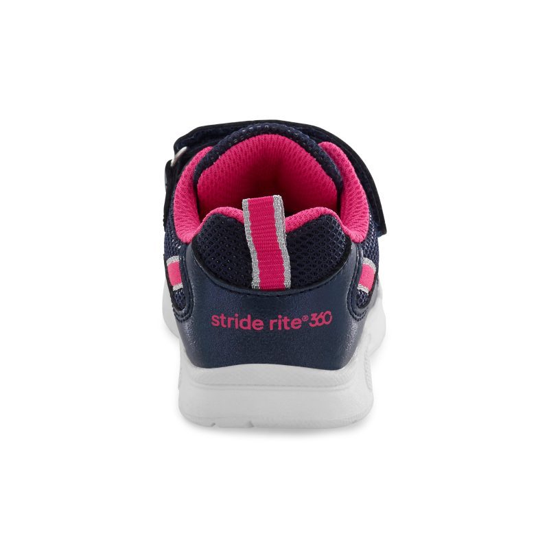 dive sneaker 20 littlekid navy pink navy pink 4