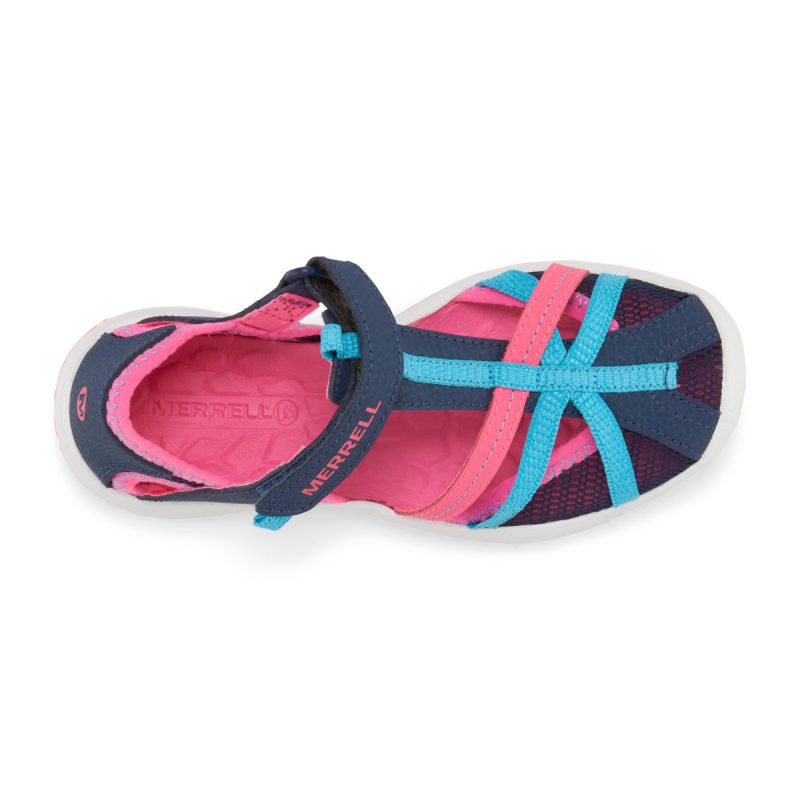 dragonfly sandal littlekid navy turquoise pink navy turquoise pink 6