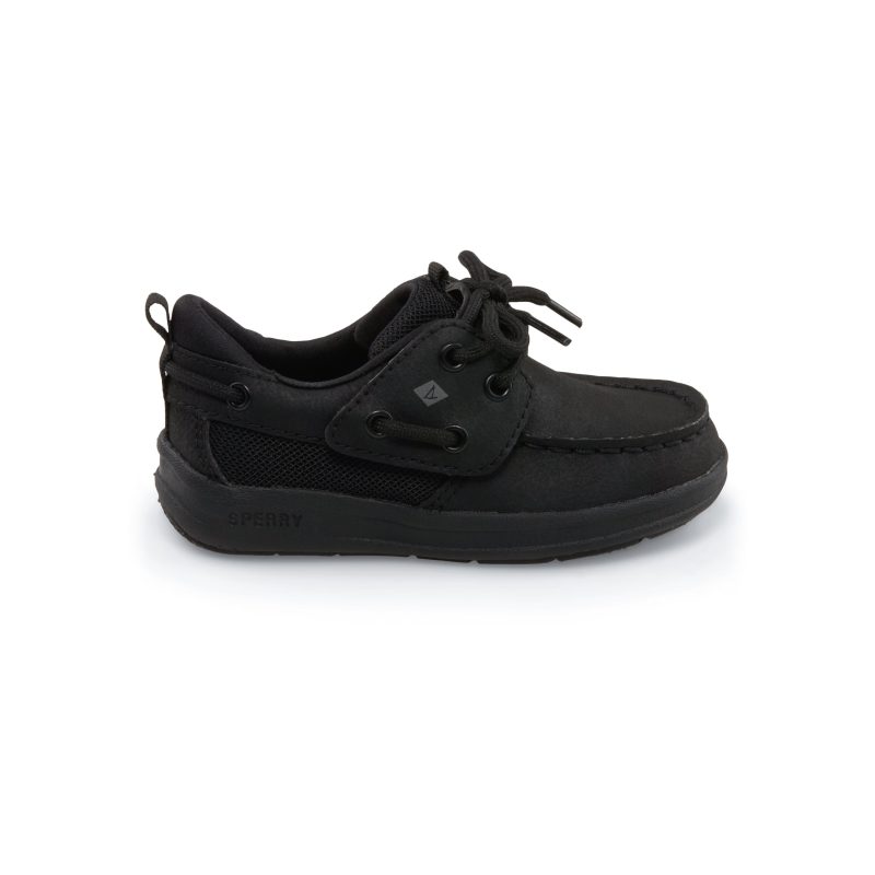 fairwater plushwave jr boat shoe littlekid black black 1