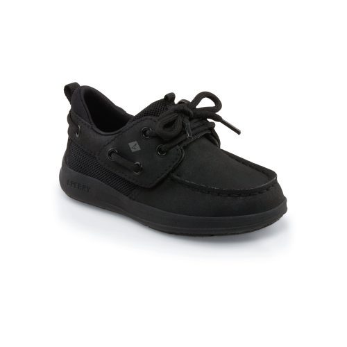 fairwater plushwave jr boat shoe littlekid black black 2