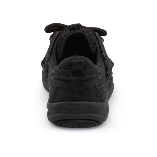 fairwater plushwave jr boat shoe littlekid black black 3