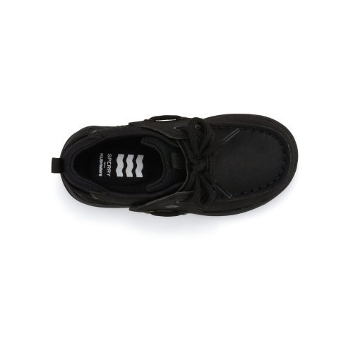 fairwater plushwave jr boat shoe littlekid black black 6