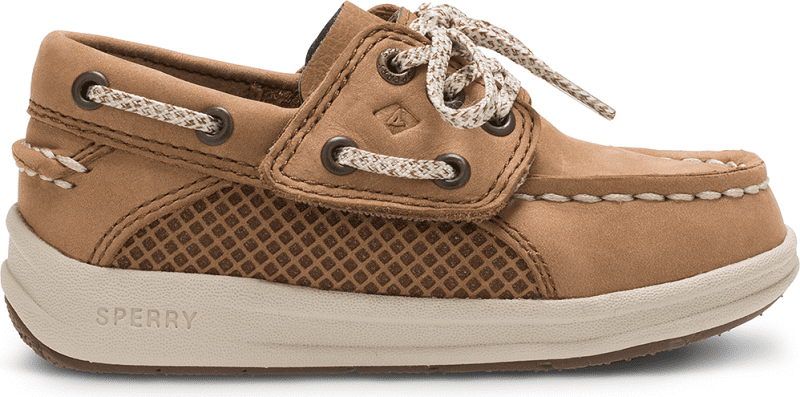 gamefish junior boat shoe bigkid dark tan 1