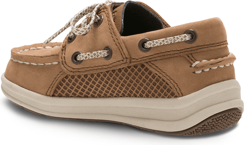 gamefish junior boat shoe bigkid dark tan 4