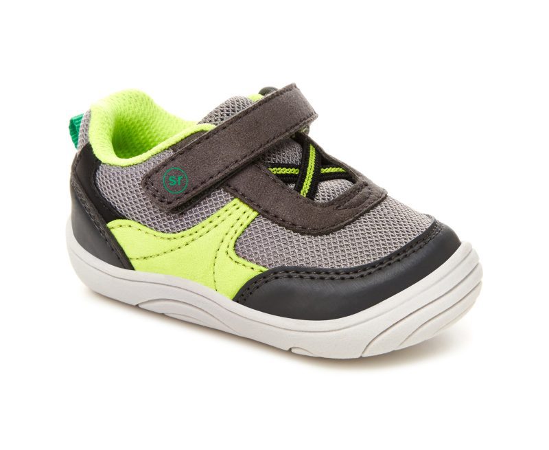 gogo sneaker littlekid grey neon grey neon 2