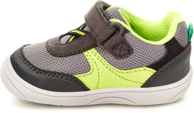 gogo sneaker littlekid grey neon grey neon 6